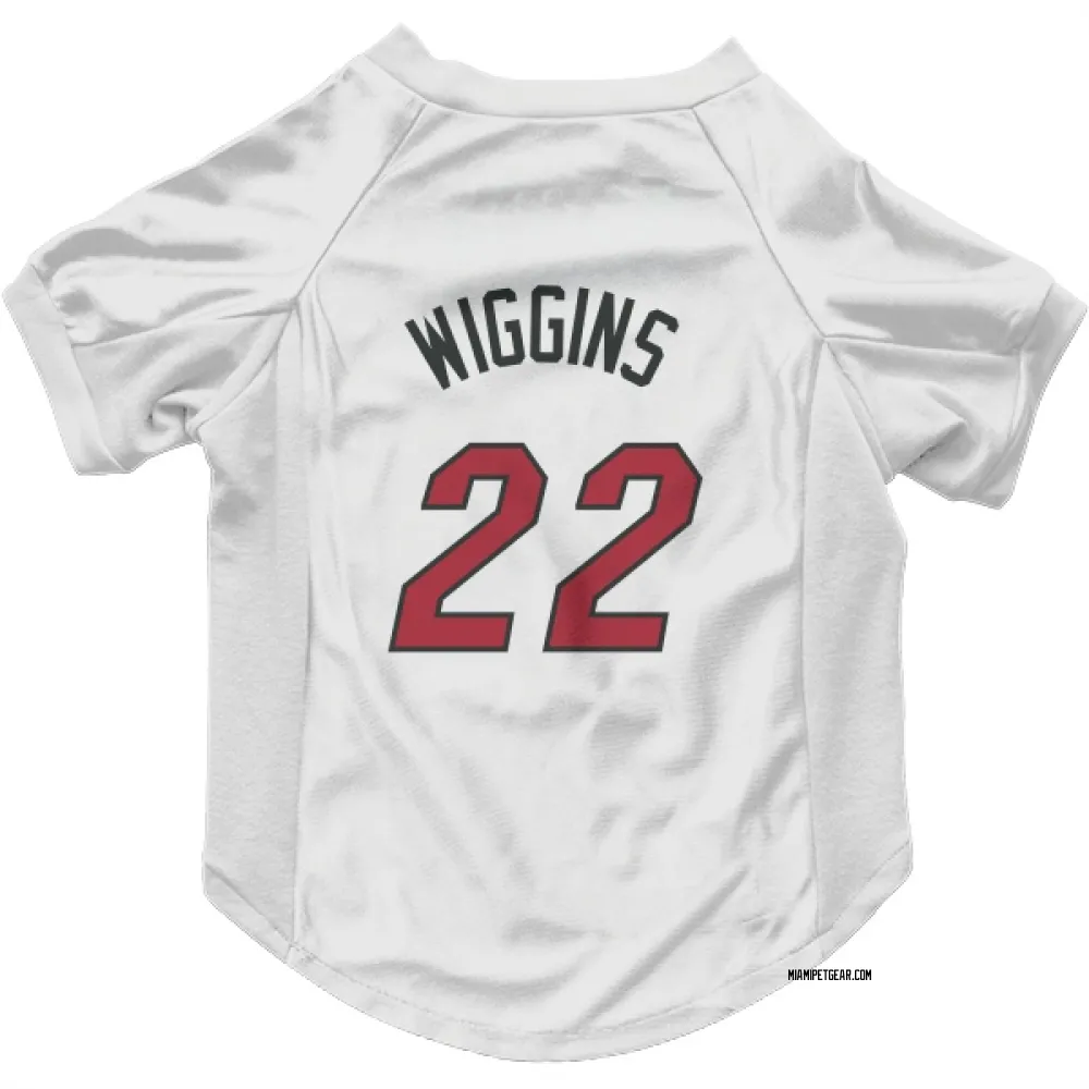 Miami Heat Andrew Wiggins White Pet Jersey for Dog & Cat