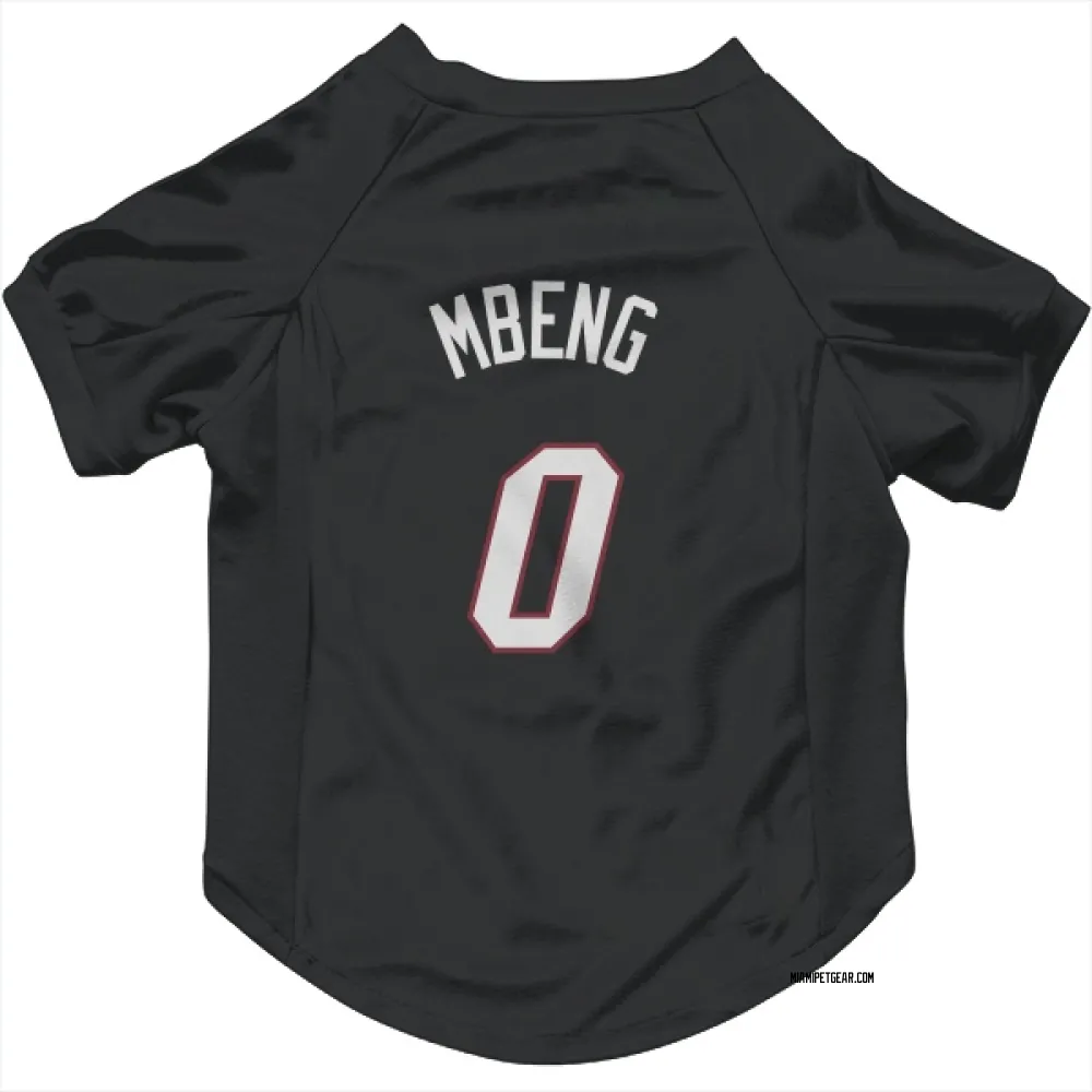 Miami Heat Bez Mbeng Black Pet Jersey for Dog & Cat