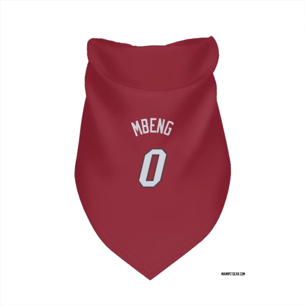 Miami Heat Bez Mbeng Red Pet Bandana for Dog & Cat