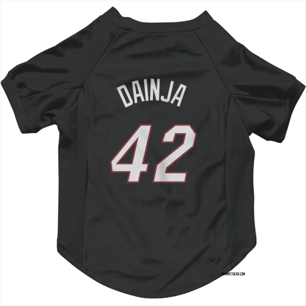 Miami Heat Dain Dainja Black Pet Jersey for Dog & Cat