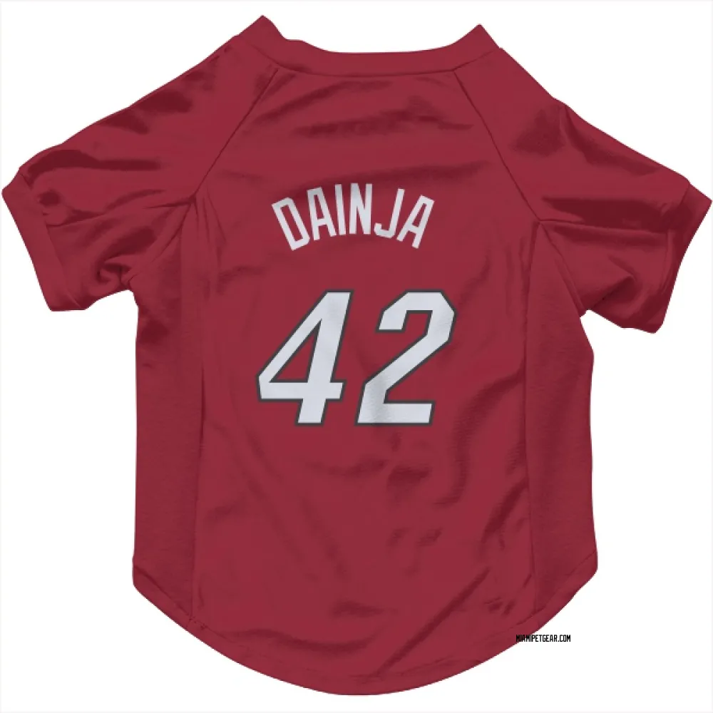 Miami Heat Dain Dainja Red Pet Jersey for Dog & Cat