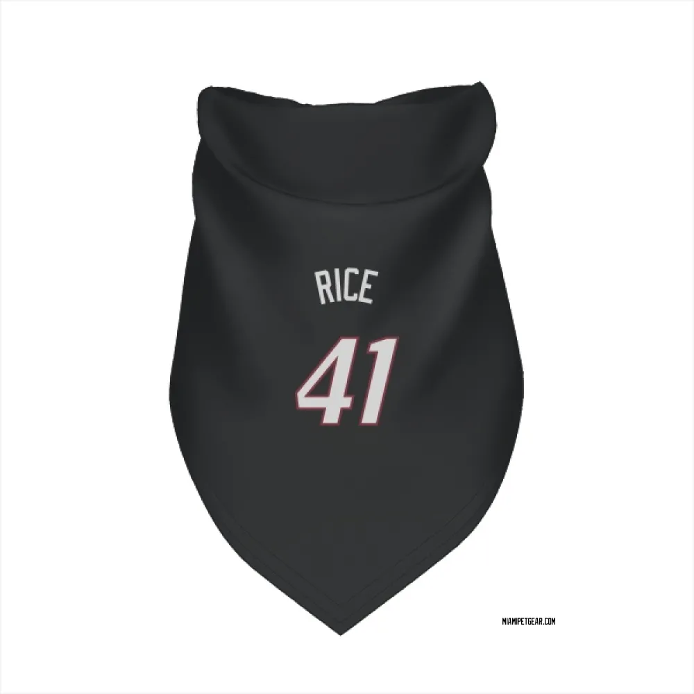 Miami Heat Glen Rice Black Pet Bandana for Dog & Cat