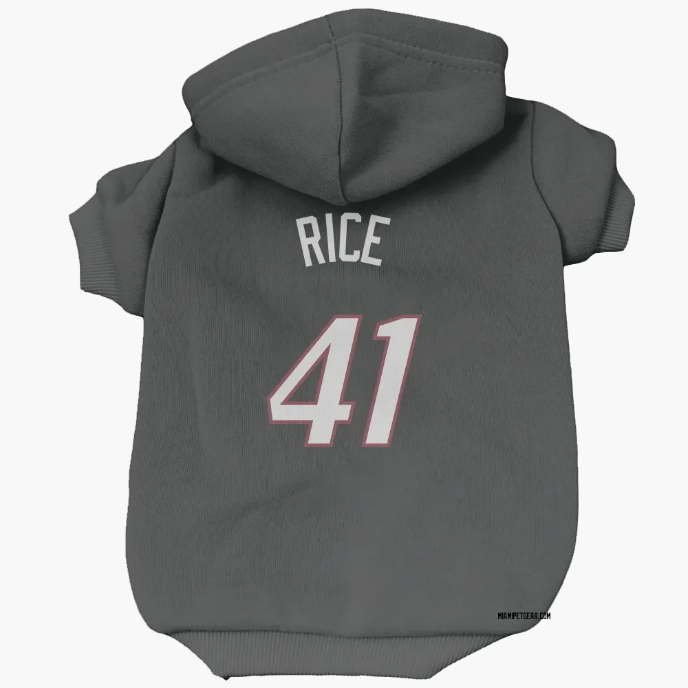 Miami Heat Glen Rice Black Pet Hoodie for Dog & Cat