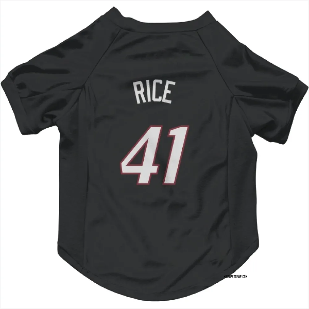 Miami Heat Glen Rice Black Pet Jersey for Dog & Cat