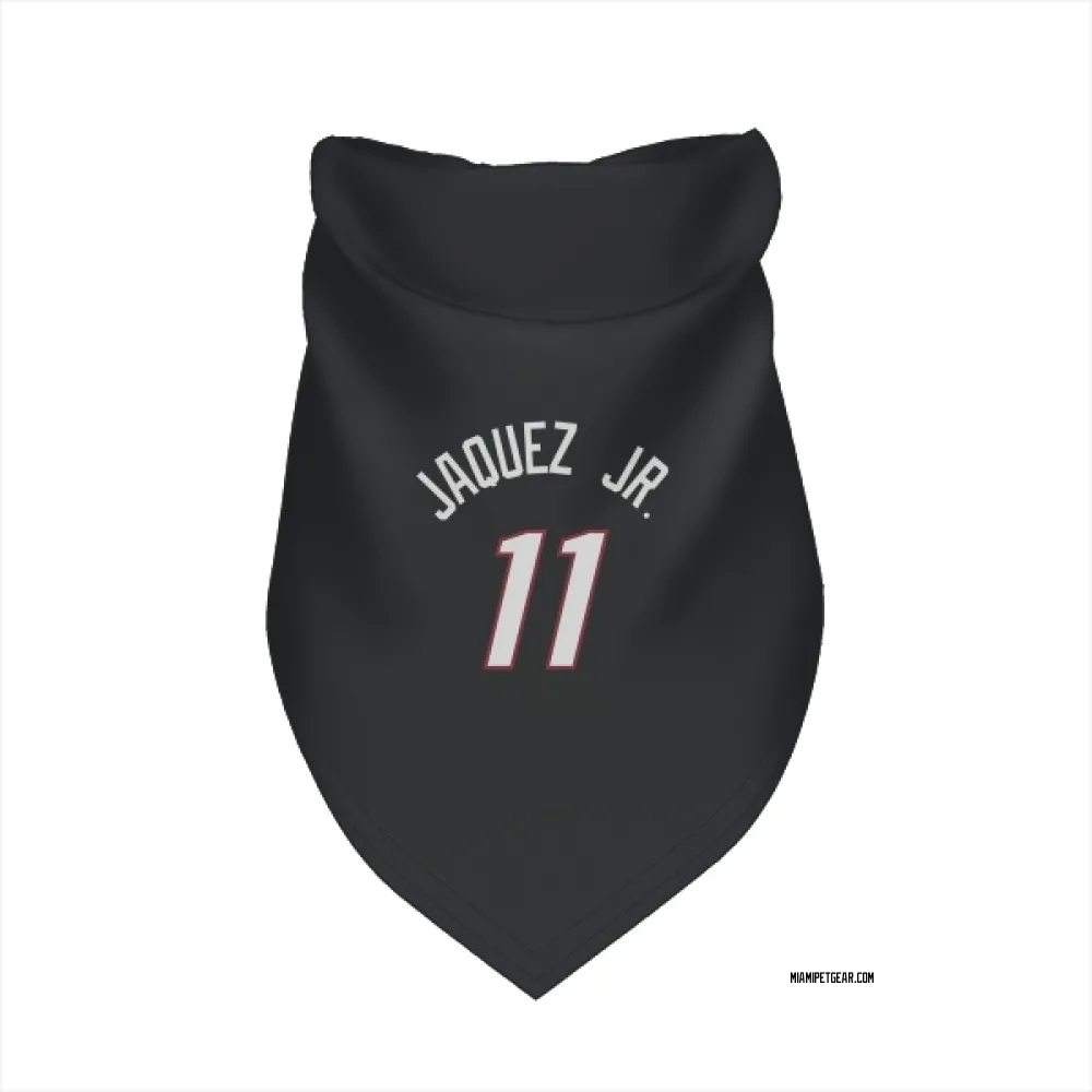 Miami Heat Jaime Jaquez Jr. Black Pet Bandana for Dog & Cat