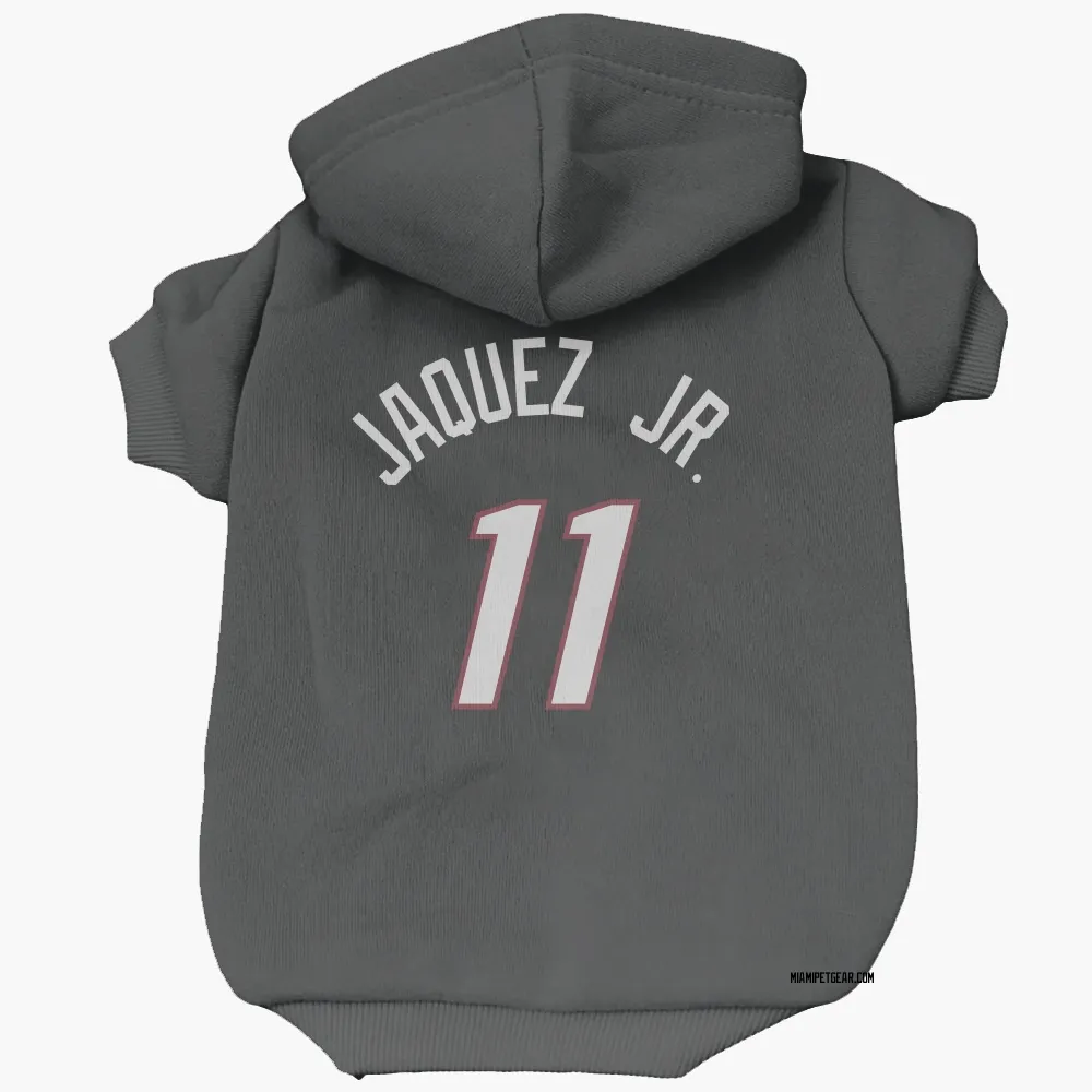 Miami Heat Jaime Jaquez Jr. Black Pet Hoodie for Dog & Cat