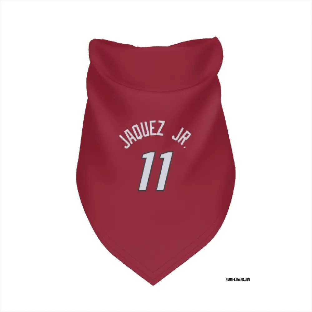 Miami Heat Jaime Jaquez Jr. Red Pet Bandana for Dog & Cat