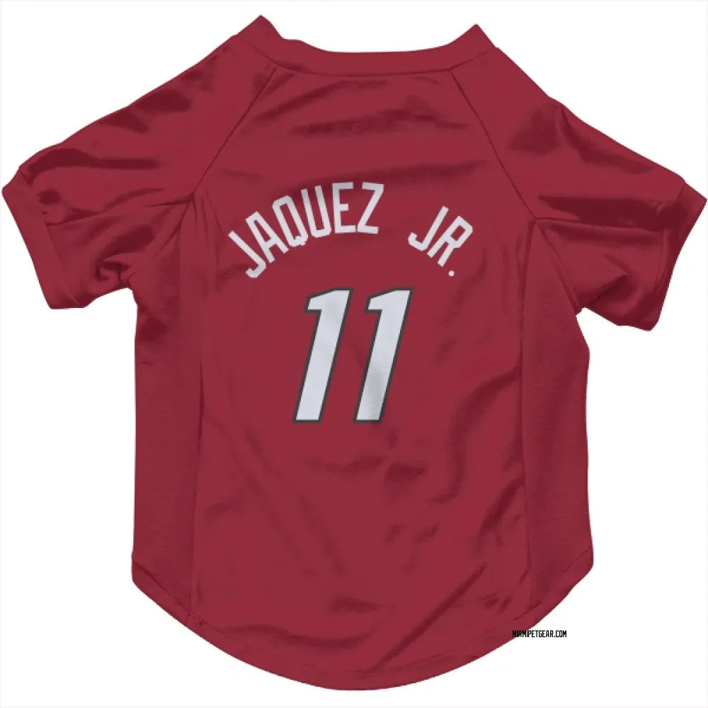 Miami Heat Jaime Jaquez Jr. Red Pet Jersey for Dog & Cat