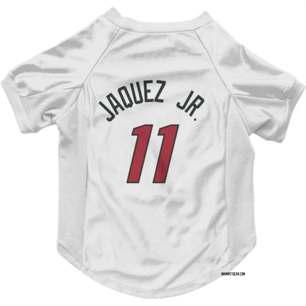 Miami Heat Jaime Jaquez Jr. White Pet Jersey for Dog & Cat