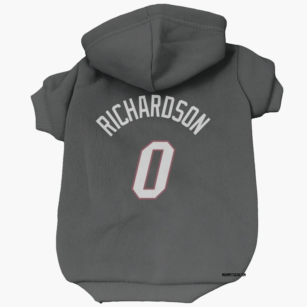 Miami Heat Josh Richardson Black Pet Hoodie for Dog & Cat