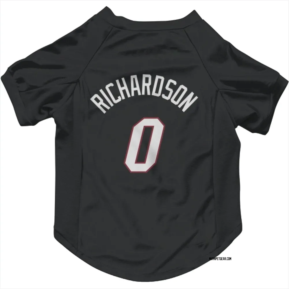 Miami Heat Josh Richardson Black Pet Jersey for Dog & Cat