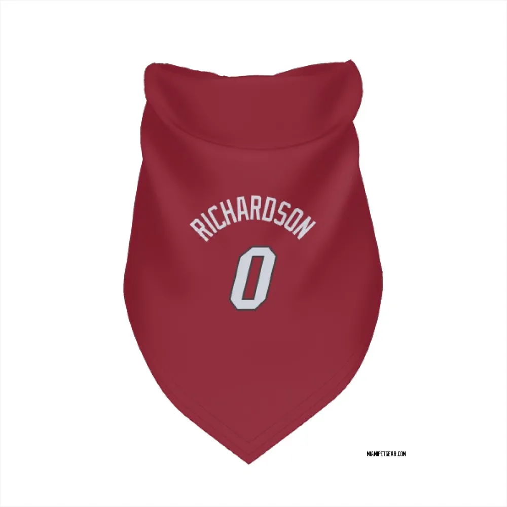 Miami Heat Josh Richardson Red Pet Bandana for Dog & Cat
