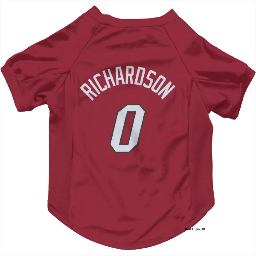 Miami Heat Josh Richardson Red Pet Jersey for Dog & Cat