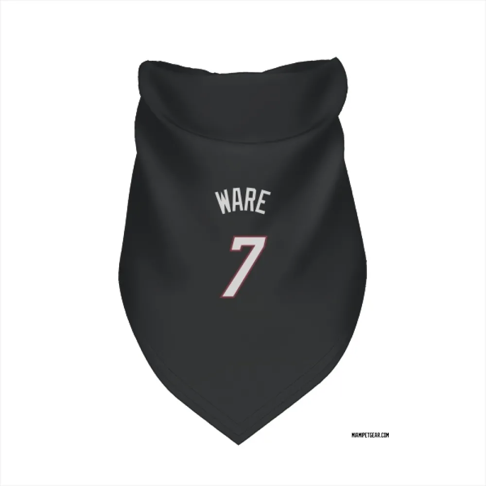 Miami Heat Kel'el Ware Black Pet Bandana for Dog & Cat