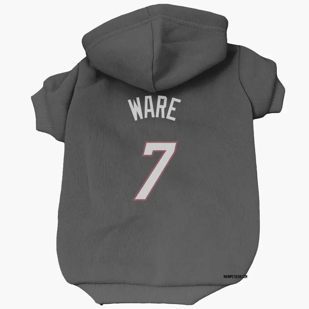 Miami Heat Kel'el Ware Black Pet Hoodie for Dog & Cat