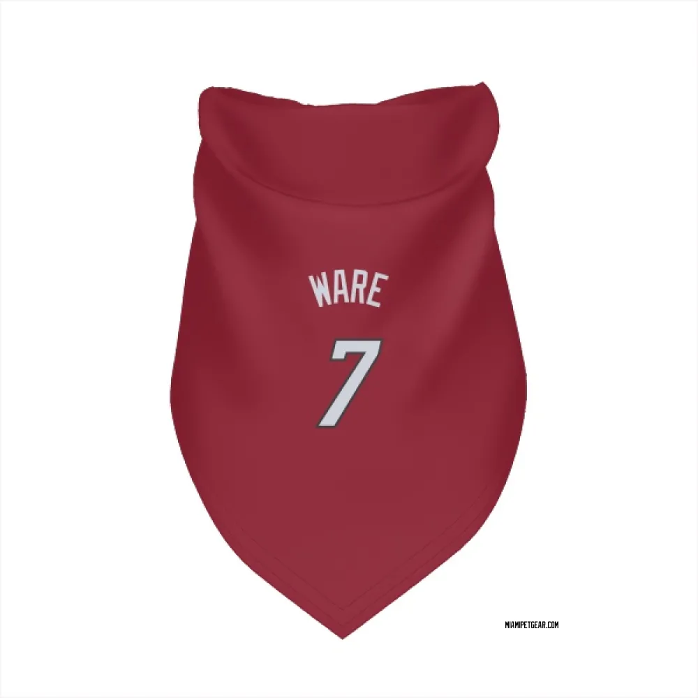 Miami Heat Kel'el Ware Red Pet Bandana for Dog & Cat