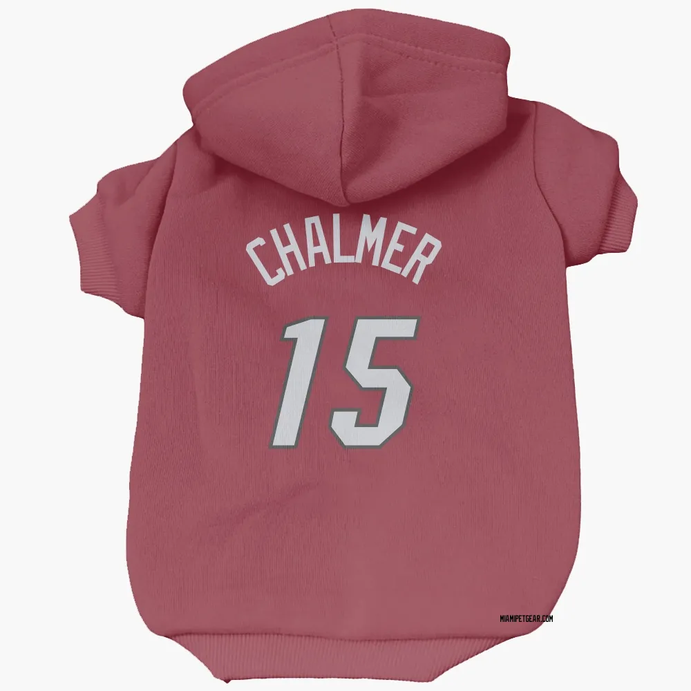 Miami Heat Mario Chalmer Red Pet Hoodie for Dog & Cat