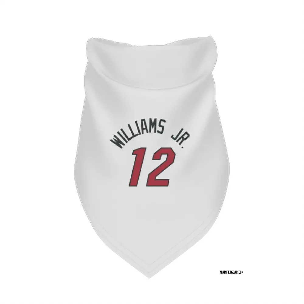 Miami Heat Matt Williams Jr. White Pet Bandana for Dog & Cat