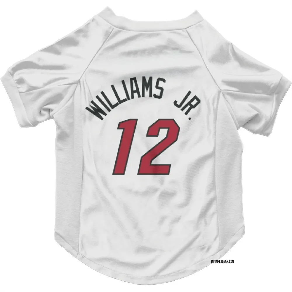 Miami Heat Matt Williams Jr. White Pet Jersey for Dog & Cat