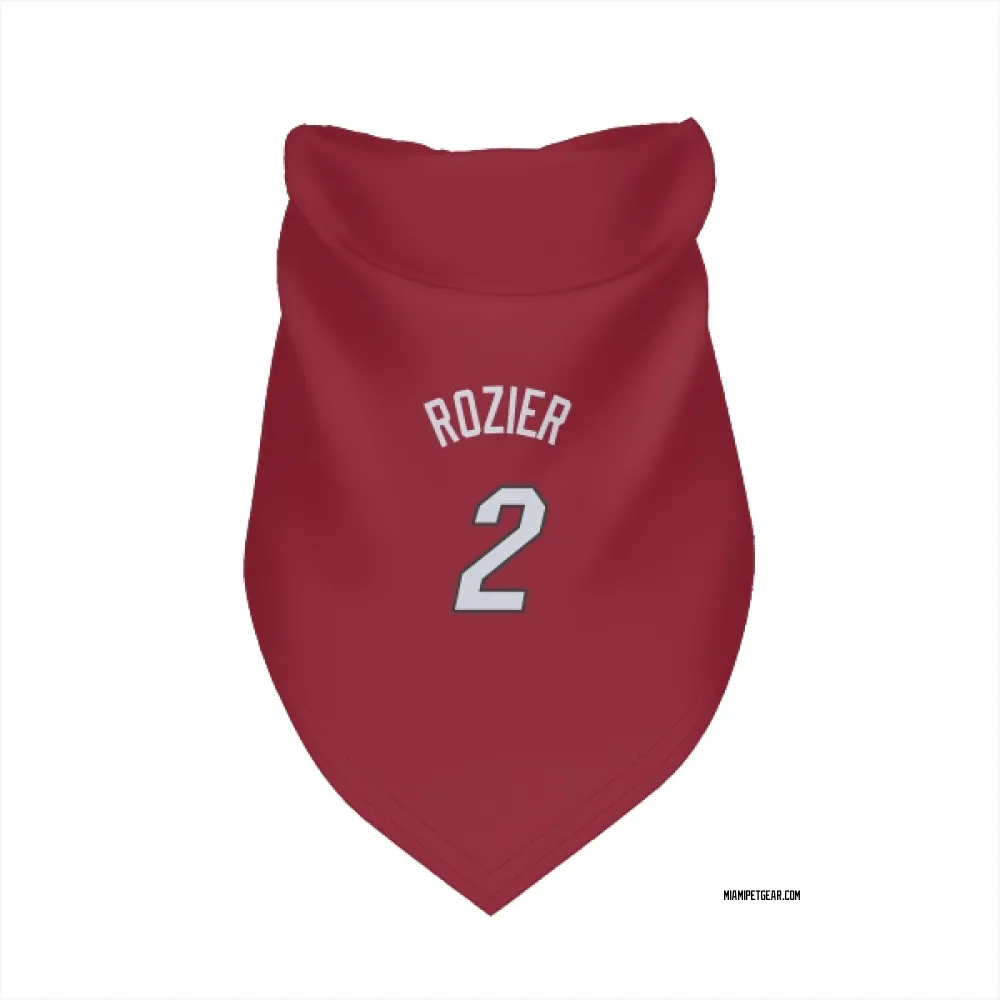 Miami Heat Terry Rozier Red Pet Bandana for Dog & Cat