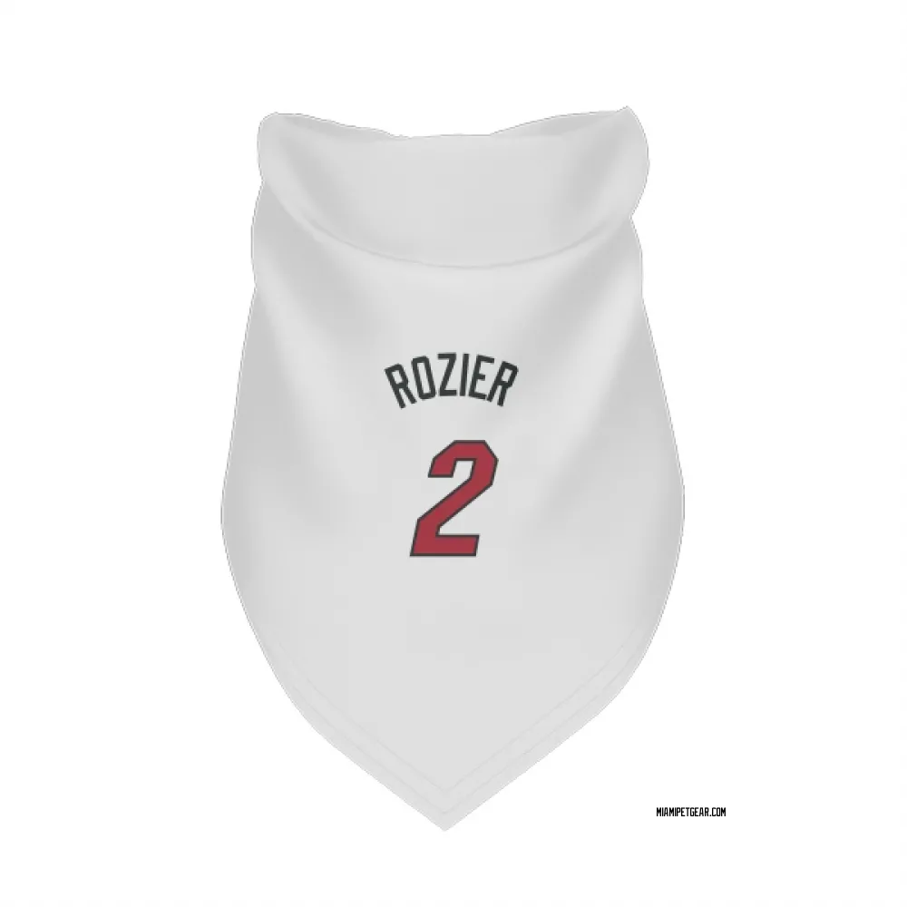 Miami Heat Terry Rozier White Pet Bandana for Dog & Cat