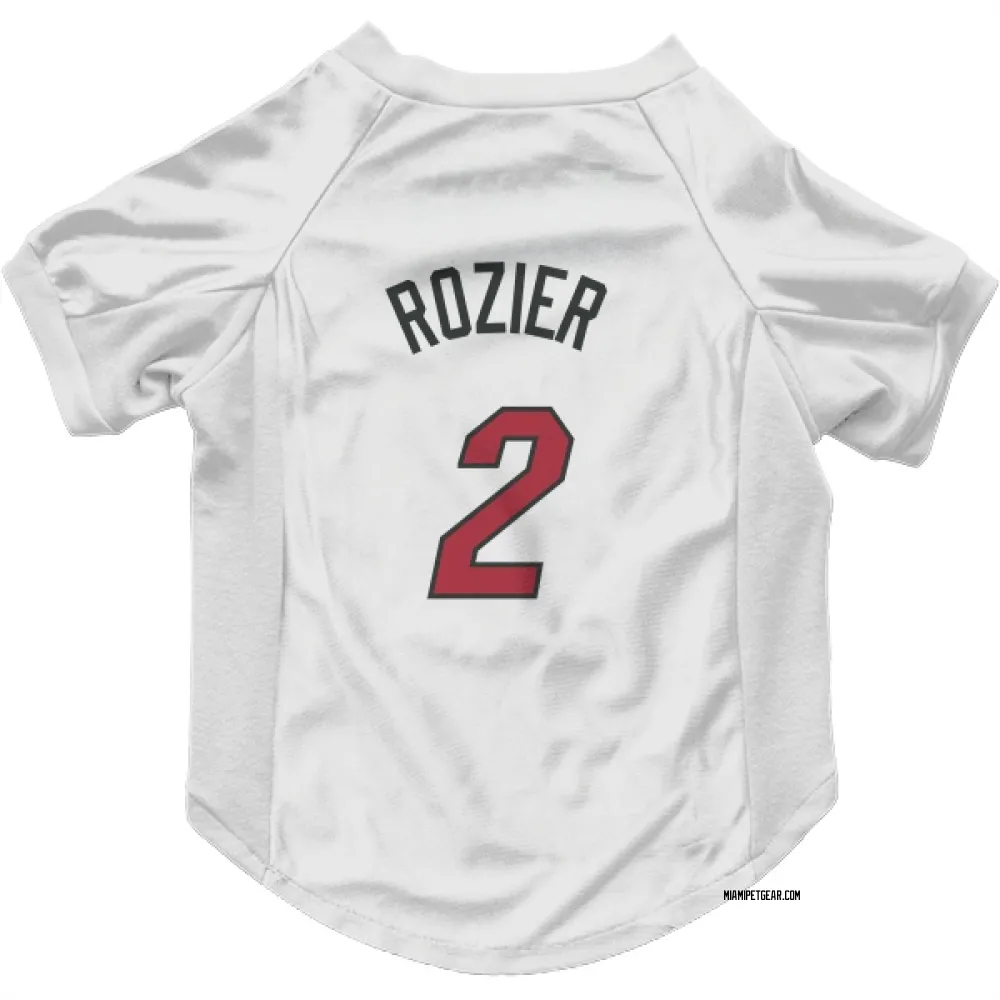 Miami Heat Terry Rozier White Pet Jersey for Dog & Cat