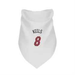 Miami Heat Trevor Keels White Pet Bandana for Dog & Cat