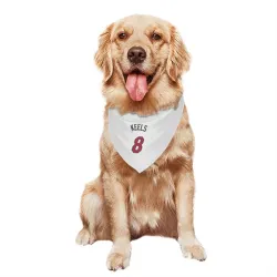 Miami Heat Trevor Keels White Pet Bandana for Dog & Cat