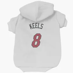 Miami Heat Trevor Keels White Pet Hoodie for Dog & Cat