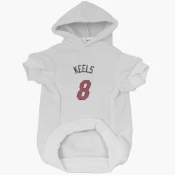 Miami Heat Trevor Keels White Pet Hoodie for Dog & Cat