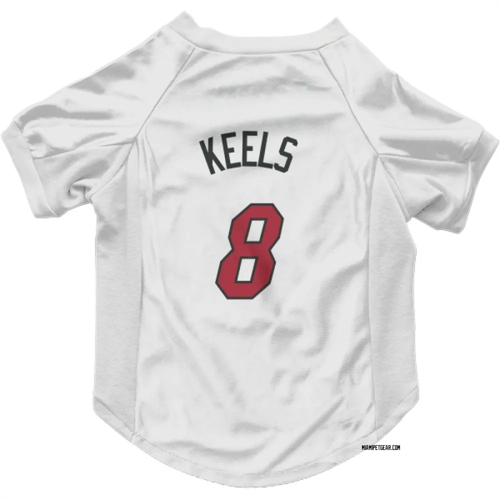 Miami Heat Trevor Keels White Pet Jersey for Dog & Cat